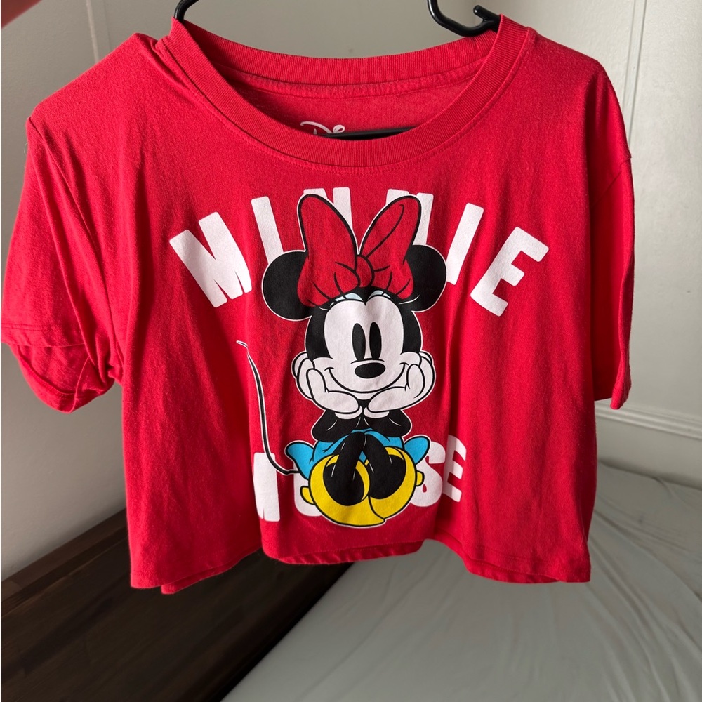 Disney Minnie Mouse Red Short Sleeve Tee